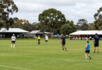 Mudgeeraba Sports Club with athletes and families