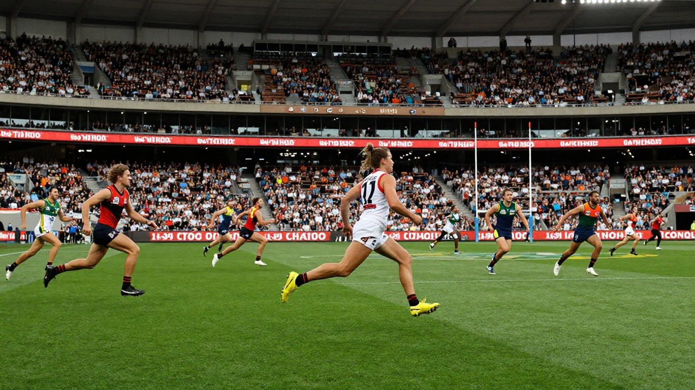 Australian athletes competing in various sports at iconic venues.