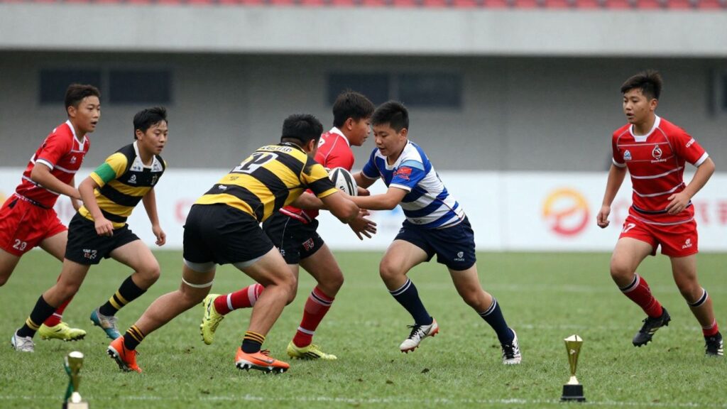 Schoolboys rugby players competing for the 2026 Cup.