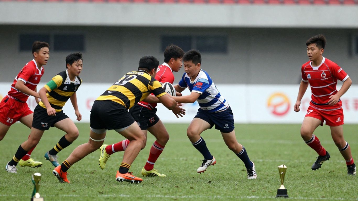 Schoolboys rugby players competing for the 2026 Cup.