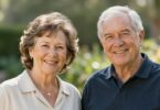 Happy senior Australian couple outdoors