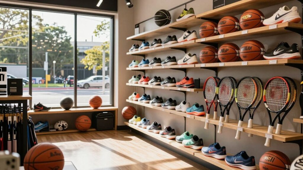 Sports equipment store in Brisbane