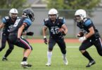 Park Ridge Football Club players training on the field