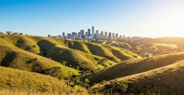 South Australian landscape with a hopeful glow.