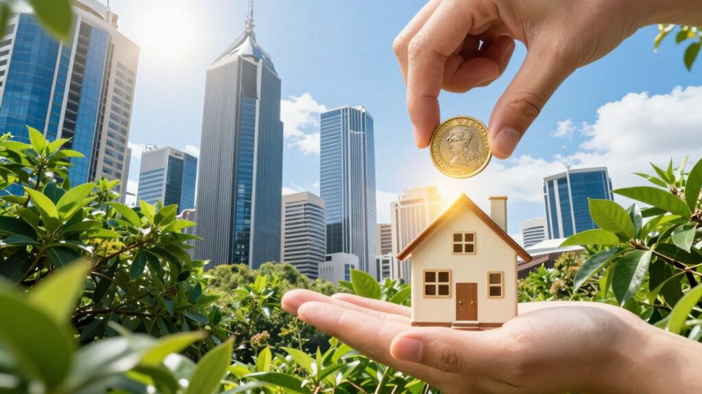 Australian property investment trust growth concept.