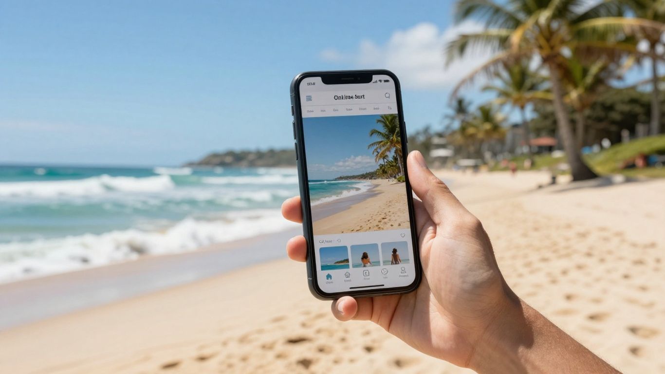 Selling online in Australia with a smartphone.