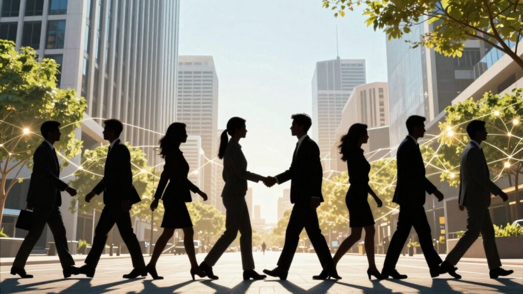 Australian business professionals connecting and growing opportunities.